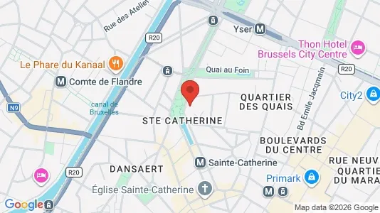 Apartments for rent i Stad Brussel - kort over placeringen