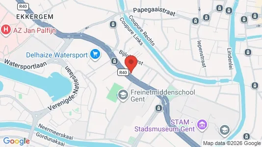 Apartments for rent i Stad Gent - kort over placeringen