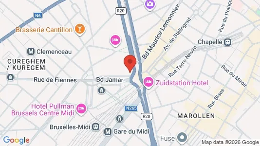 Apartments for rent i Brussels Sint-Gillis - kort over placeringen