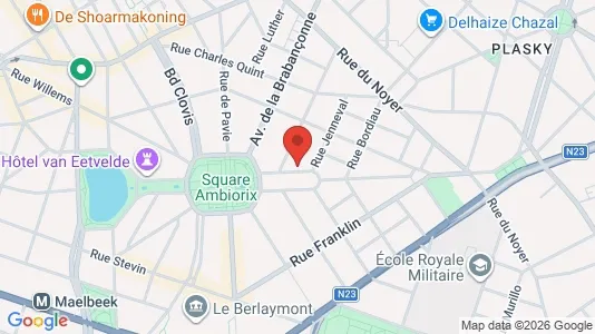 Apartments for rent i Stad Brussel - kort over placeringen