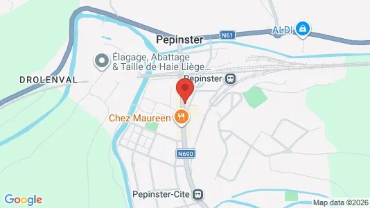 Apartments for rent i Pepinster - kort over placeringen