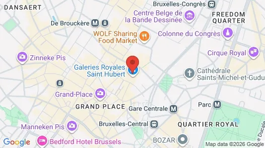 Apartments for rent i Stad Brussel - kort over placeringen