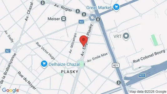 Apartments for rent i Brussels Schaarbeek - kort over placeringen