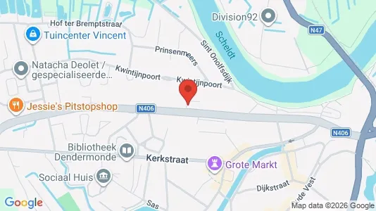 Apartments for rent i Dendermonde - kort over placeringen