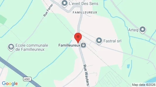 Apartments for rent i Seneffe - kort over placeringen