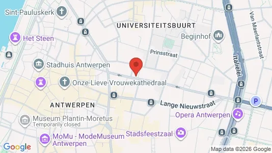 Apartments for rent i Stad Antwerp - kort over placeringen