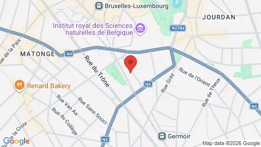 Apartments for rent i Brussels Elsene - kort over placeringen