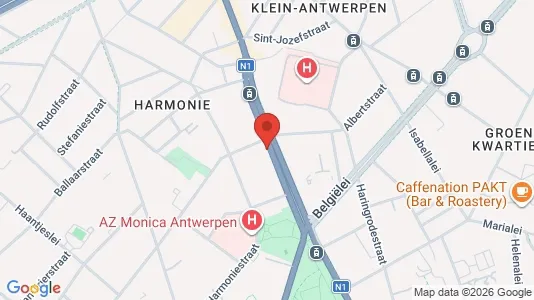 Apartments for rent i Stad Antwerp - kort over placeringen