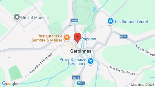 Apartments for rent i Gerpinnes - kort over placeringen