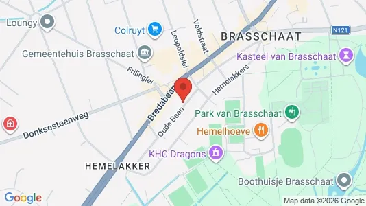 Apartments for rent i Brasschaat - kort over placeringen