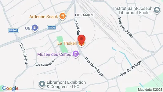 Apartments for rent i Libramont-Chevigny - kort over placeringen