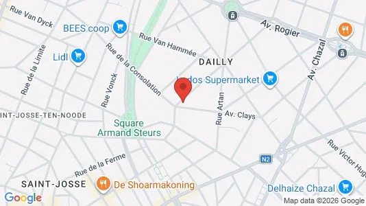 Apartments for rent i Brussels Schaarbeek - kort over placeringen
