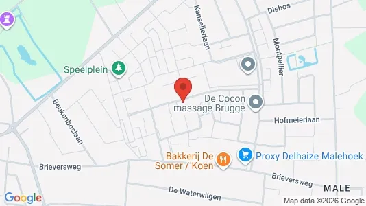 Apartments for rent i Brugge - kort over placeringen
