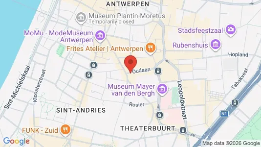 Apartments for rent i Stad Antwerp - kort over placeringen