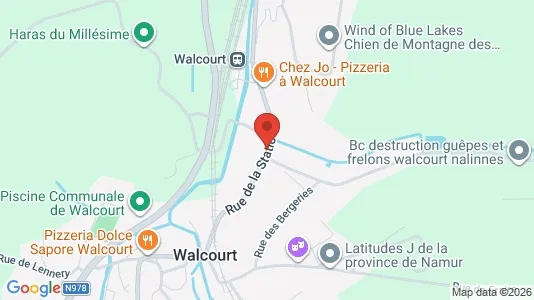 Apartments for rent i Walcourt - kort over placeringen