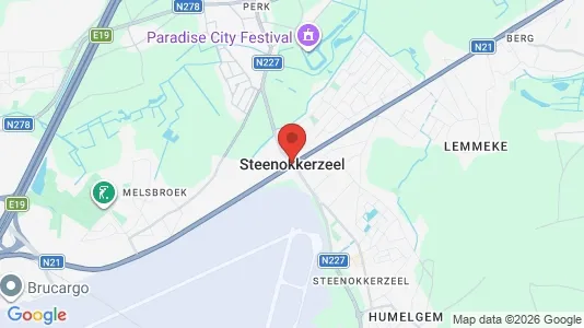 Houses for rent i Steenokkerzeel - kort over placeringen