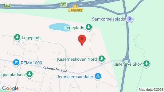 Apartments for rent i Ringsted - kort over placeringen