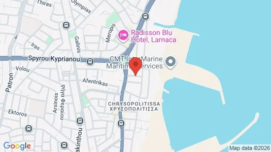 Apartments for rent i Larnaca - kort over placeringen