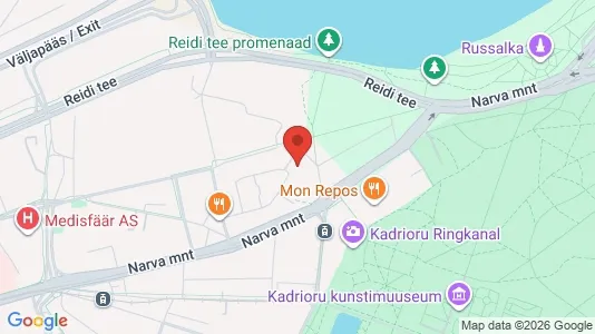 Apartments for rent i Tallinn Kesklinna - kort over placeringen