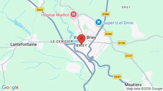 Houses for rent i Briey - kort over placeringen