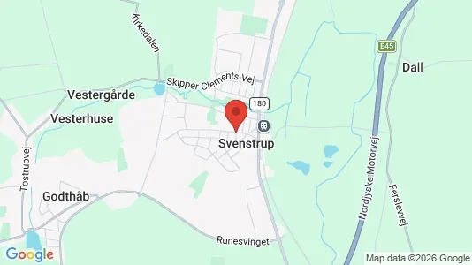 Apartments for rent i Svenstrup J - kort over placeringen