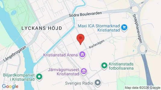 Apartments for rent i Kristianstad - kort over placeringen