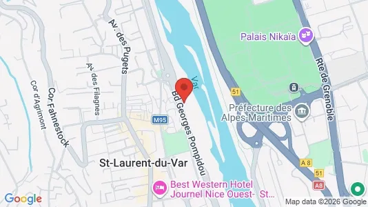 Apartments for rent i Grasse - kort over placeringen