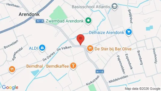 Apartments for rent i Arendonk - kort over placeringen