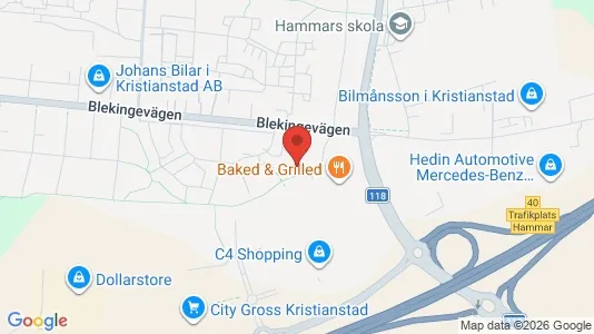 Apartments for rent i Kristianstad - kort over placeringen