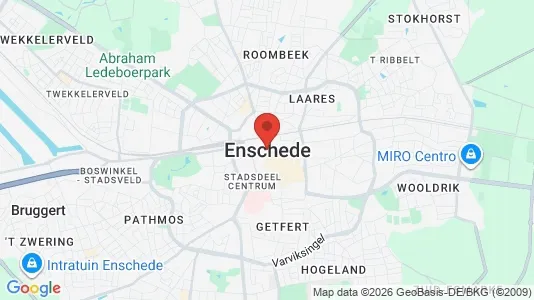 Houses for rent i Enschede - kort over placeringen