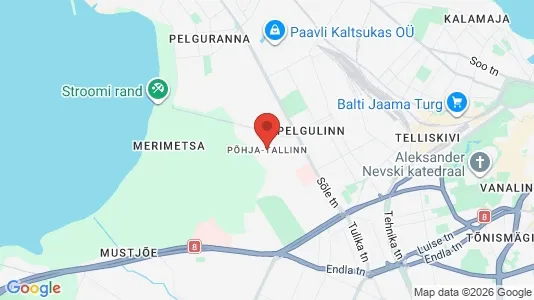 Apartments for rent i Põhja-Tallinn - kort over placeringen