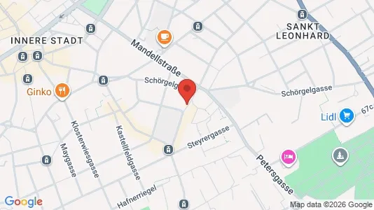 Apartments for rent i Eggersdorf bei Graz - kort over placeringen