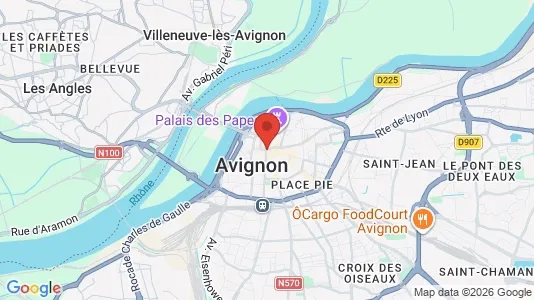 Houses for rent i Avignon - kort over placeringen