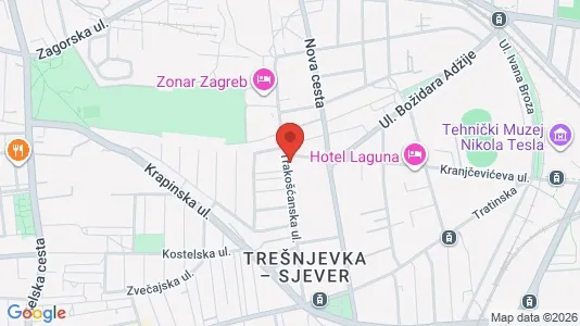 Apartments for rent i Sljeme (Medvednica-Tomislavac) - kort over placeringen