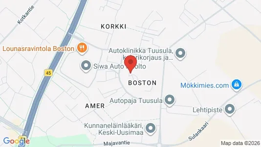 Apartments for rent i Tuusula - kort over placeringen