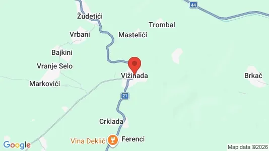 Rooms for rent i Vižinada - kort over placeringen