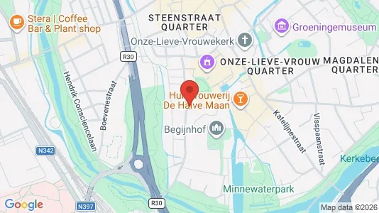 Apartments for rent i Brugge - kort over placeringen
