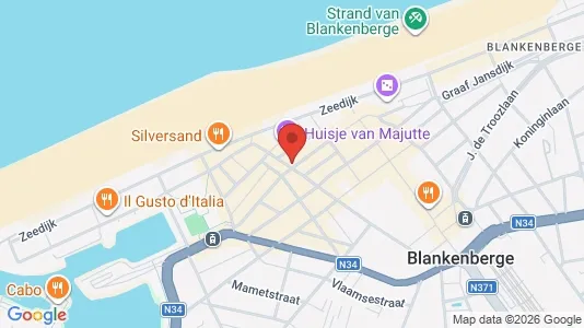 Apartments for rent i Blankenberge - kort over placeringen
