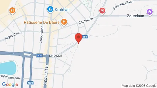 Apartments for rent i Knokke-Heist - kort over placeringen
