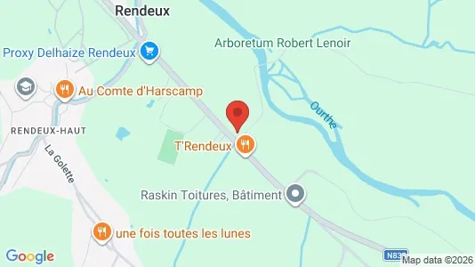 Apartments for rent i Rendeux - kort over placeringen