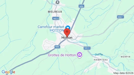 Houses for rent i Hotton - kort over placeringen