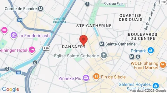 Apartments for rent i Stad Brussel - kort over placeringen