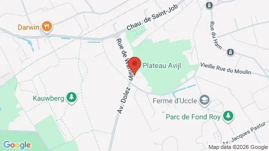 Apartments for rent i Brussels Ukkel - kort over placeringen