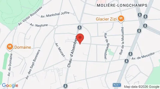 Apartments for rent i Brussels Ukkel - kort over placeringen