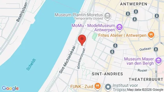 Apartments for rent i Stad Antwerp - kort over placeringen