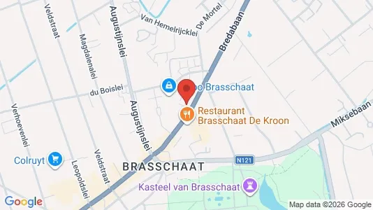 Apartments for rent i Brasschaat - kort over placeringen