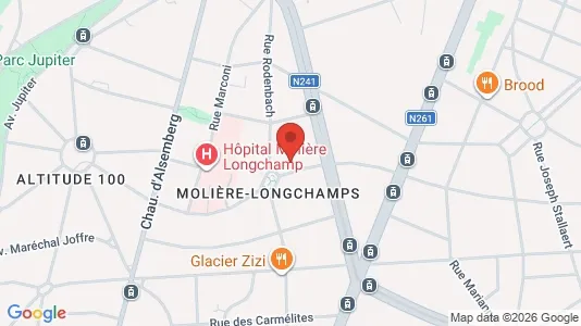 Apartments for rent i Brussels Vorst - kort over placeringen