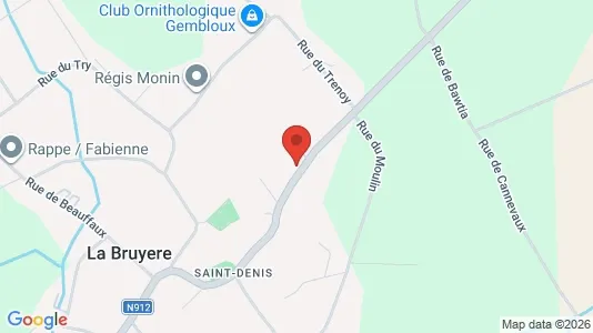 Apartments for rent i La Bruyère - kort over placeringen