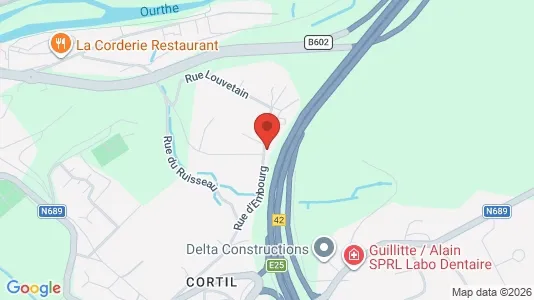 Apartments for rent i Esneux - kort over placeringen