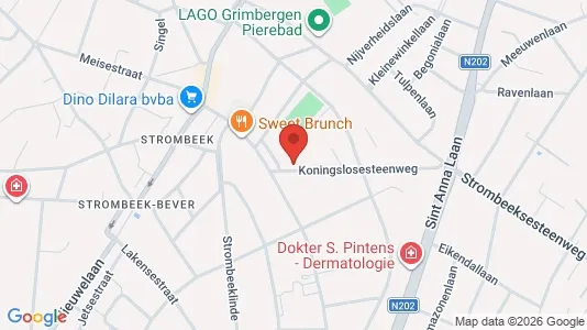 Apartments for rent i Grimbergen - kort over placeringen